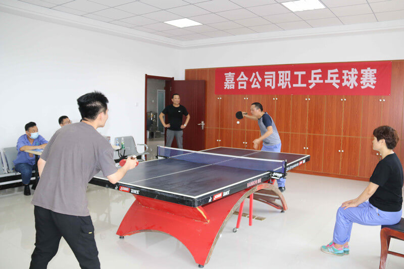 公司工會舉辦職工乒乓球賽慶國慶